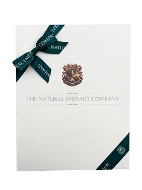 Emerald rings in The Natural Emerald Company custom made packaging